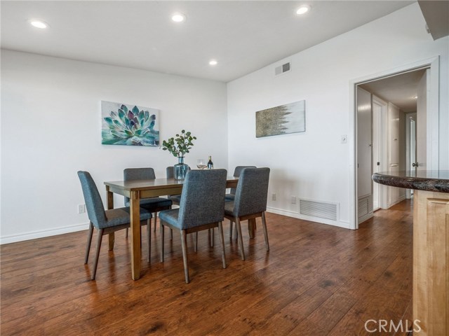 Dining Room; Hallway to 3 bedrooms, 2 baths and laundry room