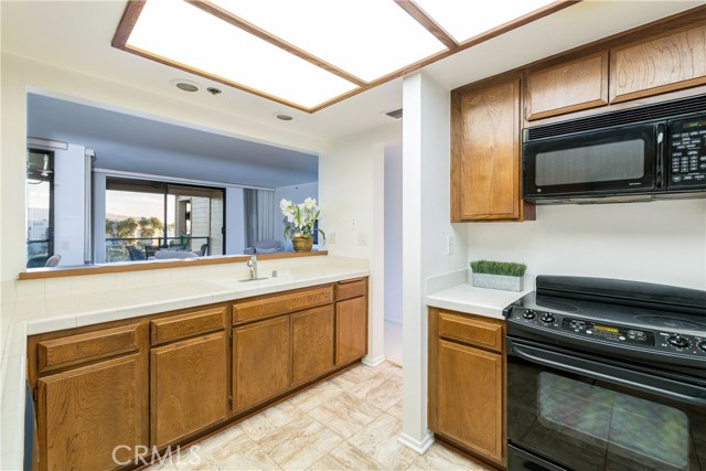 Kitchen Opens to Dining Area