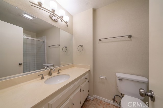 Master bathroom has a second vanity and an ample sized shower.