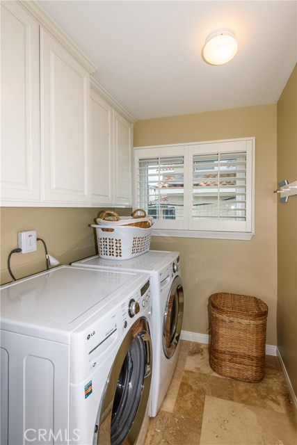 Room to wash, dry, fold and store in the Laundry Room.