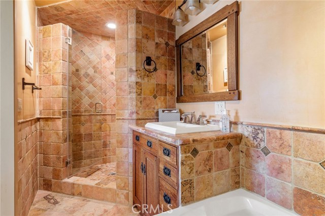 Very unique and "spa-like" shower.