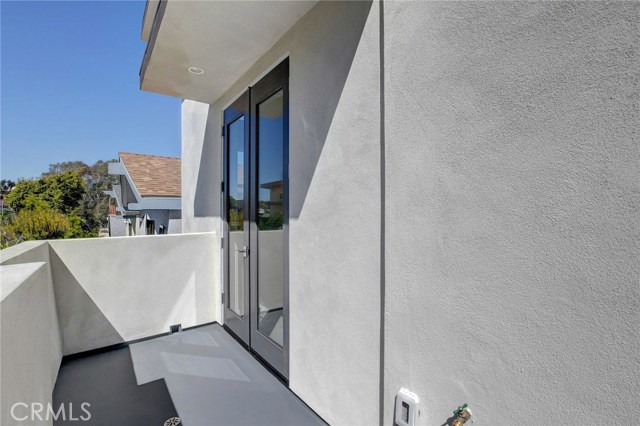 2nd Level . . . Master Bedroom private balcony