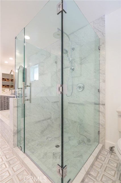 Shower in master bath