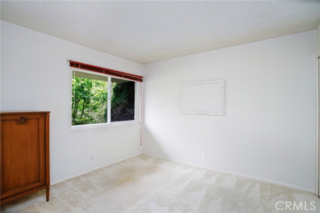 Spacious bedroom with closet and bath just off family room