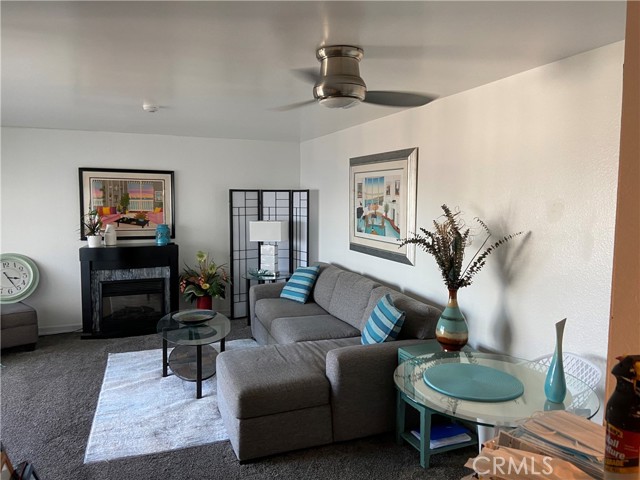 Spacious Living room open to the balcony