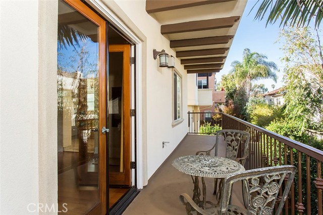 Private balcony off of master suite.