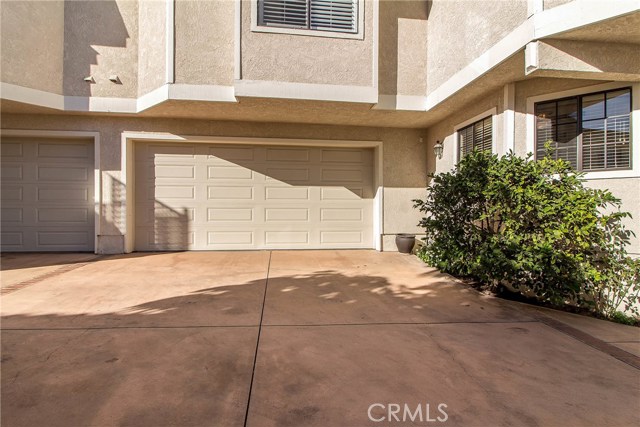 Rear garage.