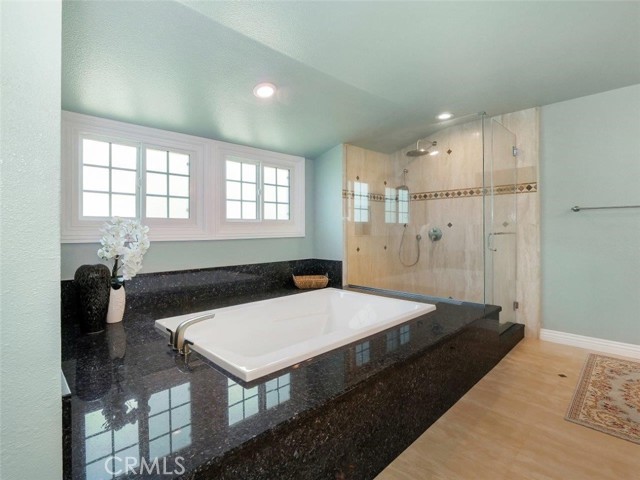 Tub & Shower in Master Bathroom