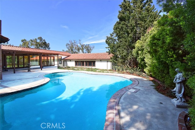 Take a dip in the relaxing private pool