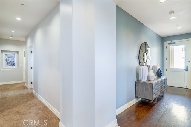 Front entrance and hallway to bedrooms.