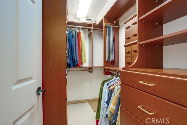 WALK IN CLOSET OFF OF MASTER BATHROOM