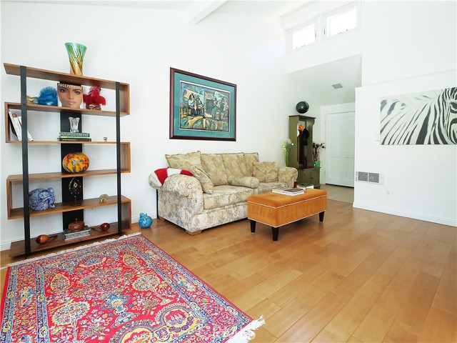 Family room to front door view.