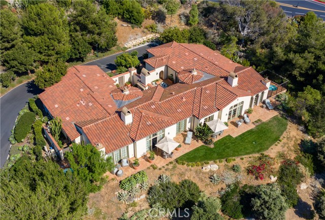 Ariel view of Villa 10-101 (right). Notice the grassy area off the patio and private in-ground spa.