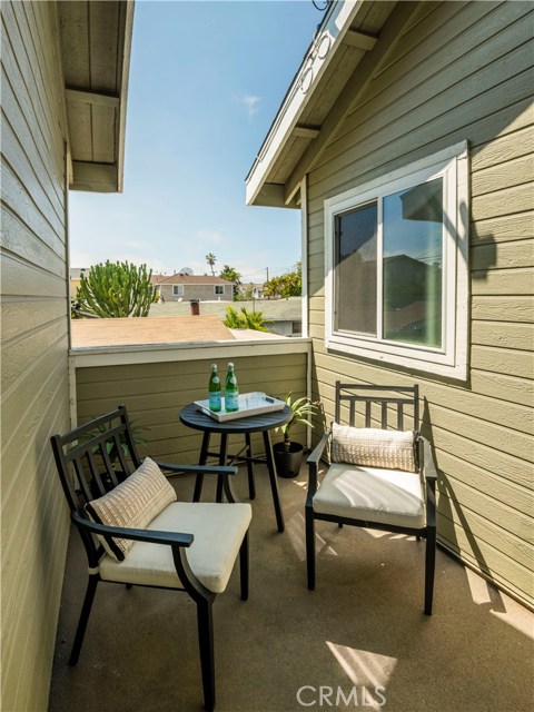 Relax, on this private patio off of the main bedroom.