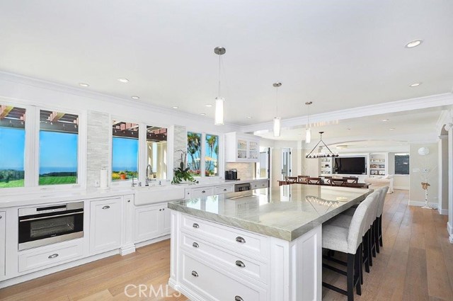 Gourmet Kitchen Looking Out to Views