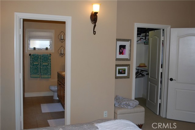 Master Suite looking into master bathroom and walk-in closet.