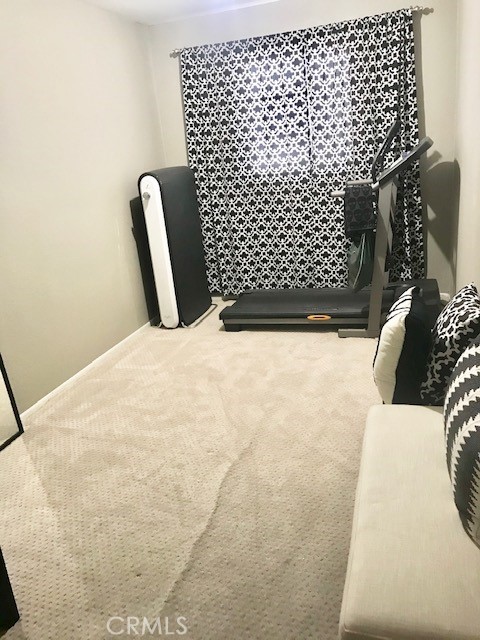 downstairs bonus room off garage