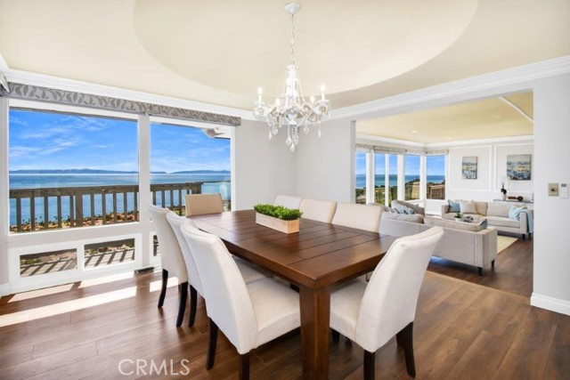 Formal Dining Room looking out to the View