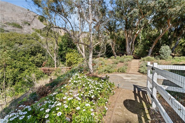 Walkway near Guest House and bridge to open space