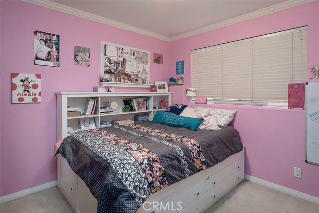 One of 2 downstairs bedrooms.