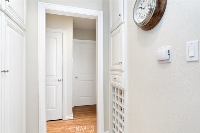 Custom pantry and wine storage