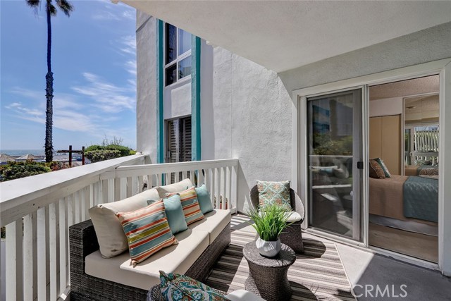 Sliding glass door from the bedroom and also the deck onto this tranquil space.