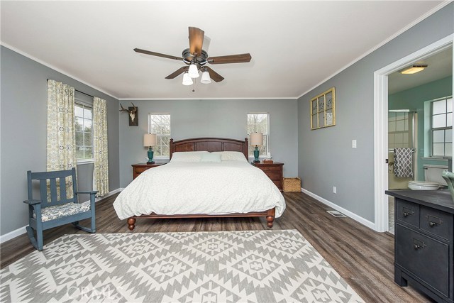 Oversized master bedroom