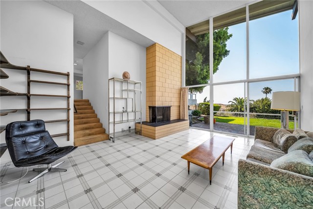 Family room include a fireplace and great view