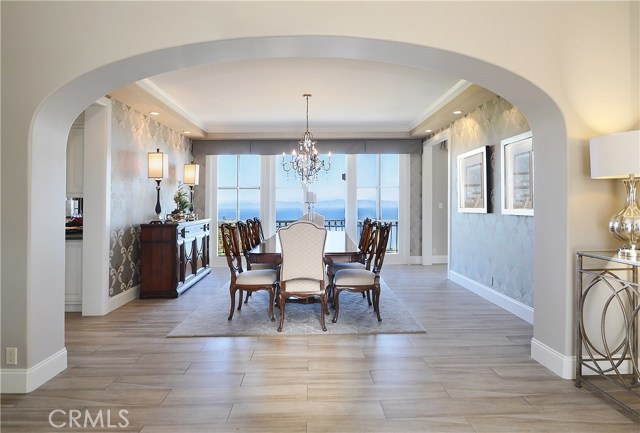 Formal dining room from the spacious front entry.