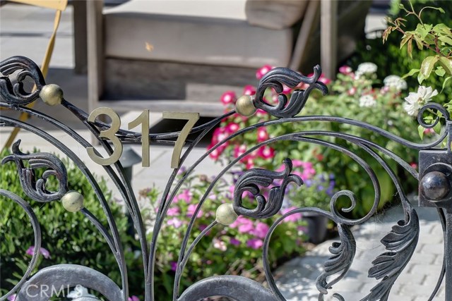 Custom-designed and fabricated wrought iron