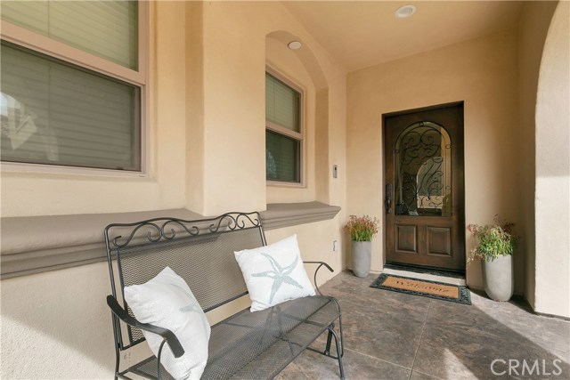 covered entry porch