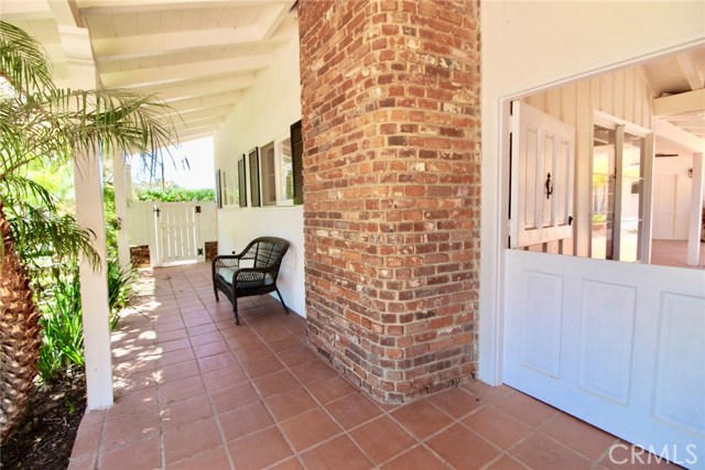 Front covered Porch off Kitchen