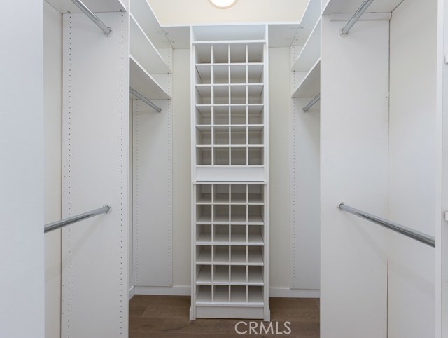Master walk-in closet