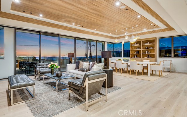 Entertain on the upper level with a flawless open floor plan