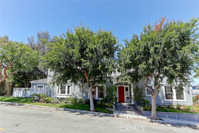 Nantucket style on a corner lot.