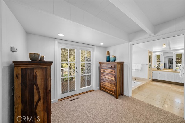 Doors to deck from Master bedroom Suite