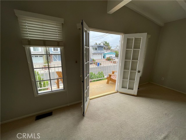 Doors of living room to balcony