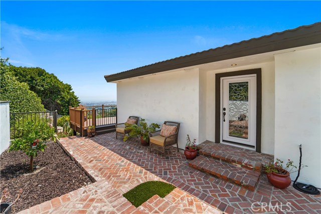 Top floor entry door.