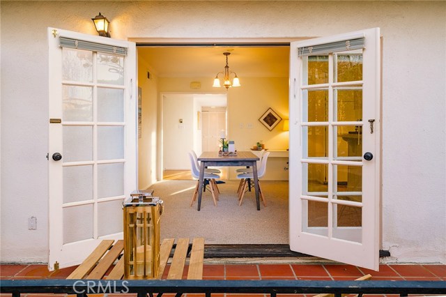 From the veranda looking into the dining area.