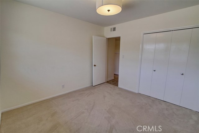 Bedroom 2 with closet view