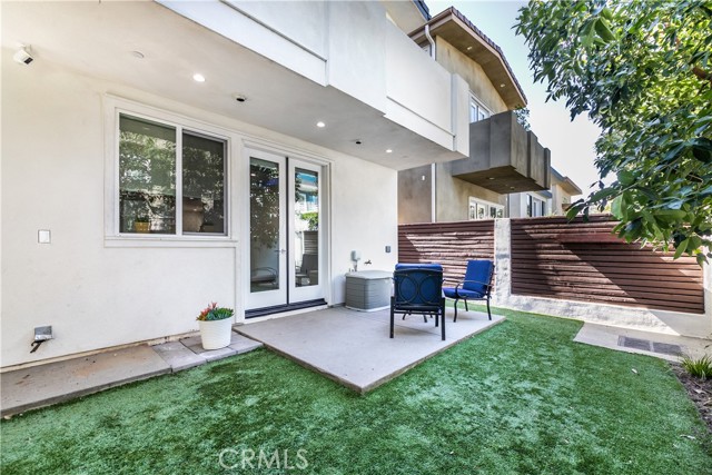 There is an outdoor area on each level of this home.