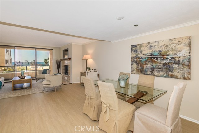 Living and Dining Room with Ocean View