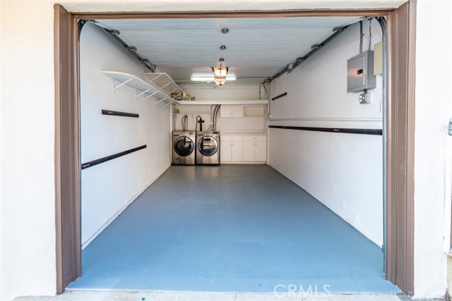 One of the single car garages