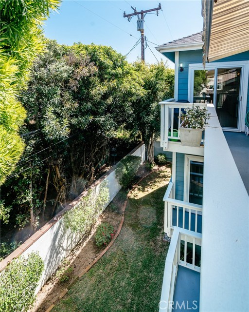 Rear yard from above