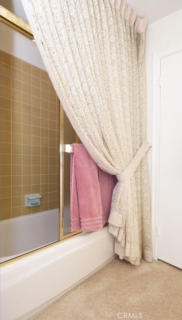 Upstairs Hallway Bathroom Shower in Tub