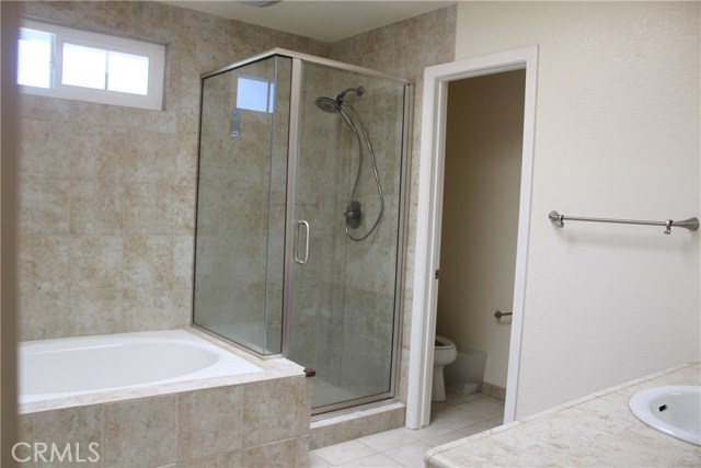 Beautifully upgraded master bathroom