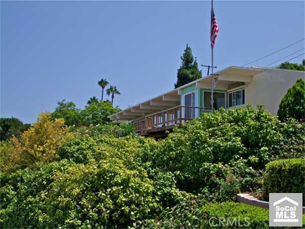 View of front of house from private road