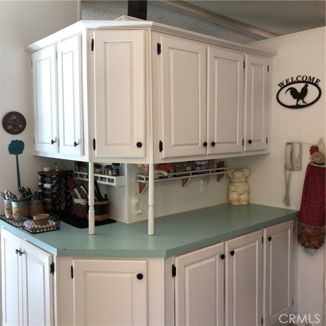 More storage and counter space in kitchen.