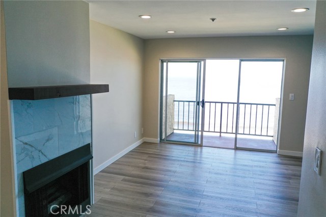 View from kitchen to main balcony