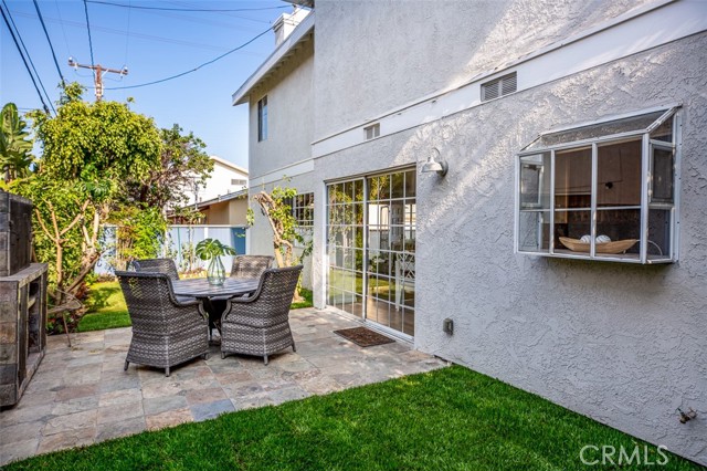 Back patio offers easy indoor/outdoor living